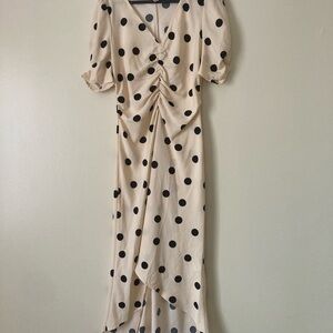 Elegant Polka Dot Dress